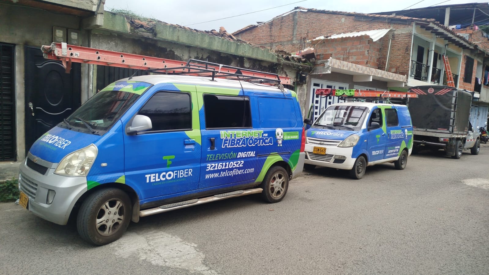Flota Telcofiber lista para instalaciones